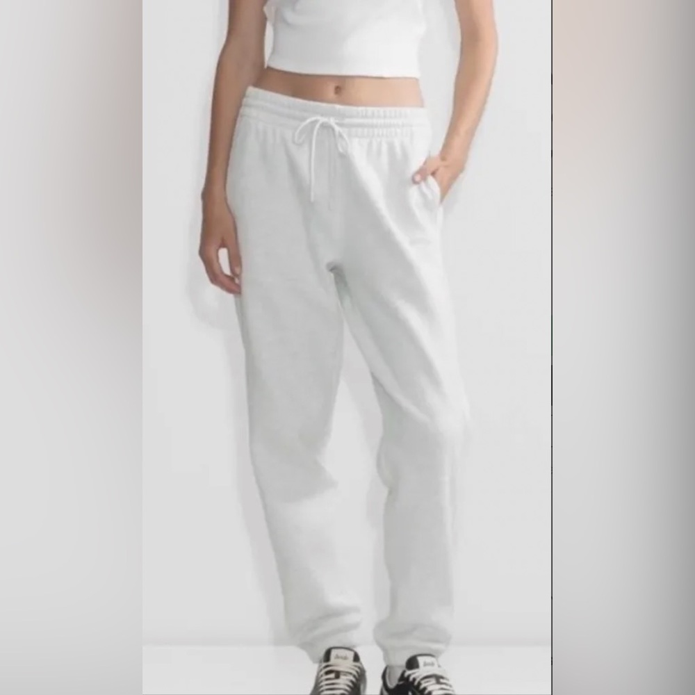 Aritzia TNA Cozy Fleece Boyfriend Joggers Size: M